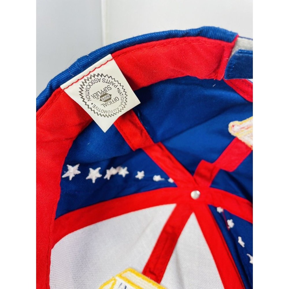 Napa Official Racing #15 Red White & Blue With Stars Adjustable Baseball Hat Cap - Picture 9 of 10